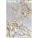 1094P26-12-620 Anita 12 Light Chandelier With Gold Leaf Finish