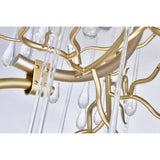 1094P26-12-620 Anita 12 Light Chandelier With Gold Leaf Finish