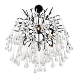 1094P26-6-101 Anita 6 Light Chandelier With Black Finish