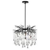 1094P26-6-101 Anita 6 Light Chandelier With Black Finish