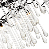 1094P26-6-101 Anita 6 Light Chandelier With Black Finish