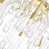 1094P26-6-620 Anita 6 Light Chandelier With Gold Leaf Finish