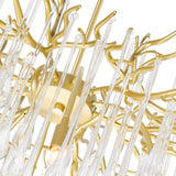 1094P26-6-620 Anita 6 Light Chandelier With Gold Leaf Finish