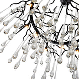 1094P43-12-101 Anita 12 Light Chandelier With Black Finish