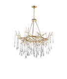 1094P43-12-620 Anita 12 Light Chandelier With Gold Leaf Finish