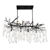 1094P47-10-101 Anita 10 Light Chandelier With Black Finish