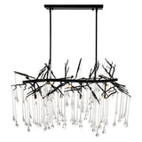 1094P47-10-101 Anita 10 Light Chandelier With Black Finish