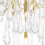 1094P47-10-620 Anita 10 Light Chandelier With Gold Leaf Finish 