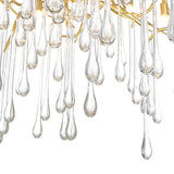 1094P47-10-620 Anita 10 Light Chandelier With Gold Leaf Finish 