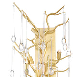 1094W11-3-620 Anita 3 Light Wall Sconce With Gold Leaf Finish