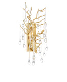 1094W11-3-620 Anita 3 Light Wall Sconce With Gold Leaf Finish