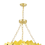 1100P16-4-169 Panache 4 Light Down Chandelier With Medallion Gold Finish