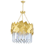 1100P16-4-169 Panache 4 Light Down Chandelier With Medallion Gold Finish