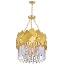 1100P16-4-169 Panache 4 Light Down Chandelier With Medallion Gold Finish