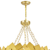 1100P24-10-169 Panache 10 Light Down Chandelier With Medallion Gold Finish