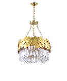 1100P24-6-169 Panache 6 Light Down Chandelier With Medallion Gold Finish