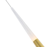 1103P40-6-602 Andes LED Pool Table Light With Satin Gold Finish