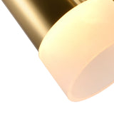 1103P5-1-602 Andes LED Down Mini Pendant With Satin Gold Finish