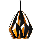 1114P12-1-271 Oxide 1 Light Down Pendant With Black+Copper Finish