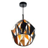 1114P16-1-271 Oxide 1 Light Down Pendant With Black+Copper Finish