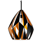 1114P20-1-271 Oxide 1 Light Down Pendant With Black+Copper Finish