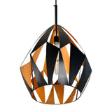 1114P20-1-271 Oxide 1 Light Down Pendant With Black+Copper Finish