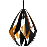 1114P20-1-271 Oxide 1 Light Down Pendant With Black+Copper Finish