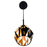 1114P8-1-271 Oxide 1 Light Down Mini Pendant With Black+Copper Finish