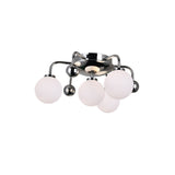 1125C16-4-613 Element 4 Light Flush Mount With Polished Nickel Finish