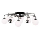 1125C24-9-613 Element 9 Light Flush Mount With Polished Nickel Finish