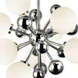 1125P16-8-613 Element 8 Light Chandelier With Polished Nickel Finish