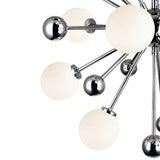 1125P16-8-613 Element 8 Light Chandelier With Polished Nickel Finish