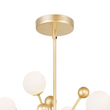 1125P24-11-268 Element 11 Light Chandelier With Sun Gold Finish