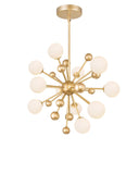 1125P24-11-268 Element 11 Light Chandelier With Sun Gold Finish