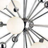 1125P24-11-613 Element 11 Light Chandelier With Polished Nickel Finish