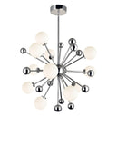 1125P24-11-613 Element 11 Light Chandelier With Polished Nickel Finish