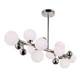 1125P36-10-613 Element 10 Light Chandelier With Polished Nickel Finish