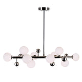 1125P36-10-613 Element 10 Light Chandelier With Polished Nickel Finish