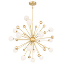 1125P39-17-268 Element 17 Light Chandelier With Sun Gold Finish