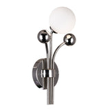 1125W8-1-613 Element 1 Light Wall Light With Polished Nickel Finish