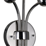 1125W8-1-613 Element 1 Light Wall Light With Polished Nickel Finish