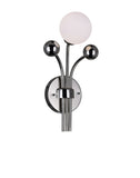 1125W8-1-613 Element 1 Light Wall Light With Polished Nickel Finish