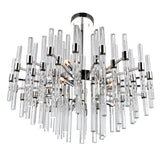 1137P26-10-613 Miroir 10 Light Chandelier With Polished Nickel Finish