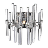 1137W10-1-613 Miroir 2 Light Wall Light With Polished Nickel Finish