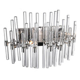 1137W18-4-613 Miroir 4 Light Vanity Light With Polished Nickel Finish