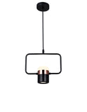 1147P10-1-101 Moxie LED Down Mini Pendant With Black Finish