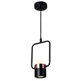 1147P6-1-101 Moxie LED Down Mini Pendant With Black Finish