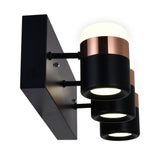 1147W16-3-101 Moxie LED Vanity Light With Black Finish