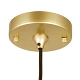 1153P10-1-169 Da Vinci 1 Light Mini Pendant With Brass Finish