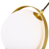 1153W9-1-169 Da Vinci 1 Light Wall Light With Brass Finish